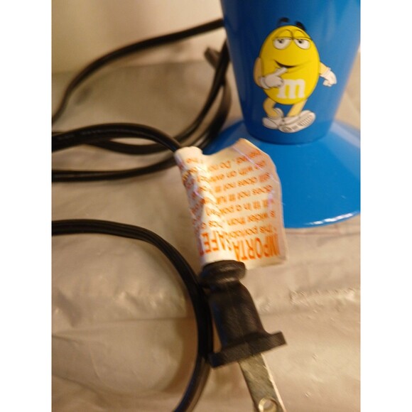 M & M`s Glitter Glow Lava Lamp 2011 Retro Light Works/ With Bulb Tested Works - Picture 9 of 16